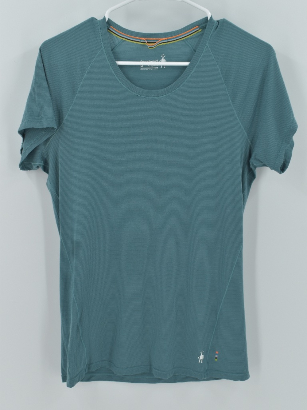 Smartwool Active Ultralite Merino Short Sleeve Tee Teal Blue Women's M